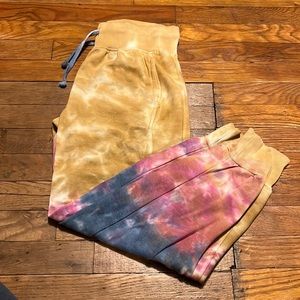 Women’s tie dye joggers size medium